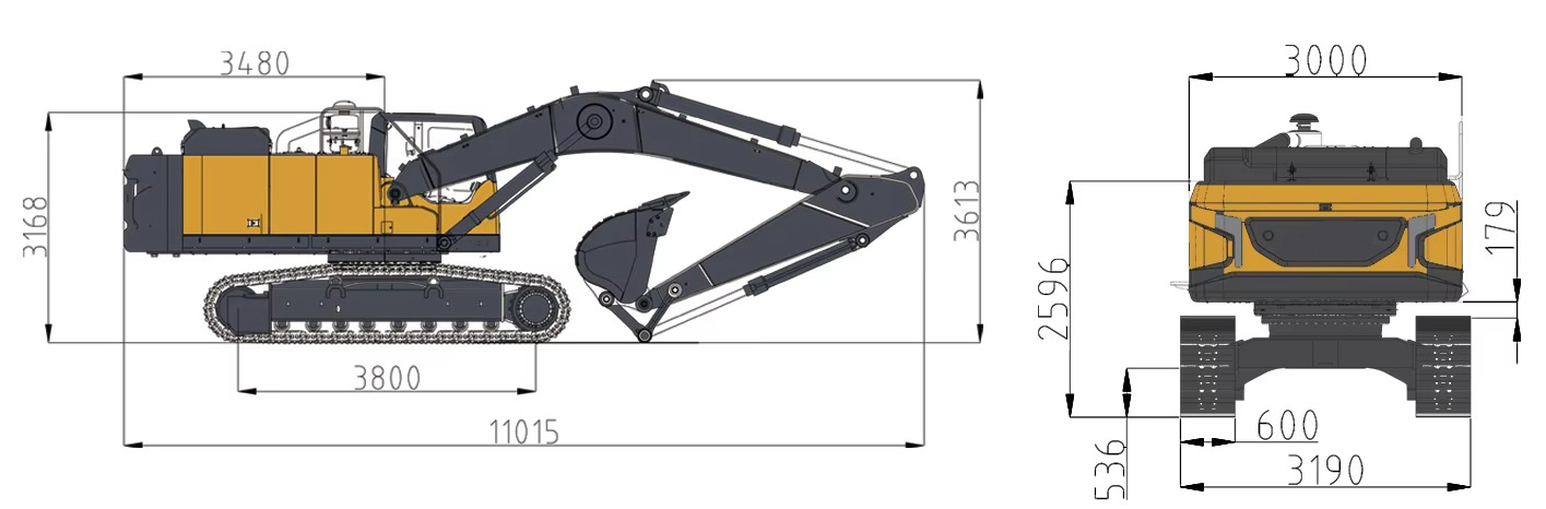Экскаватор SH330, деталь 3