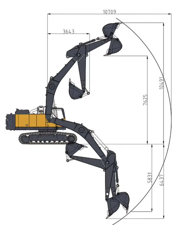Экскаватор SH330, деталь 4